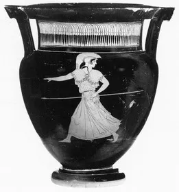 KRATER, COLUMN (ATHENIAN, RED-FIGURE)