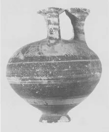 STIRRUP JAR (MYCENEAN)