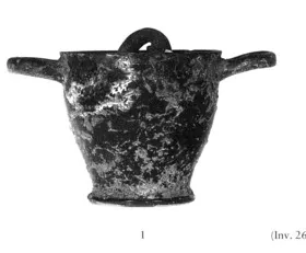 SKYPHOS (ITALIOTE, BLACK GLAZE)