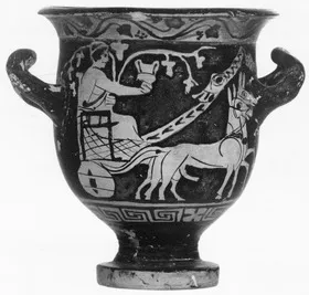 KRATER, BELL (SOUTH ITALIAN, LUCANIAN, RED-FIGURE)