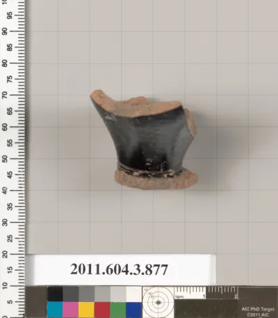 Terracotta fragment of a lekythos (oil flask)