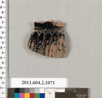 Terracotta fragments of a mug, oinochoe, shape 8