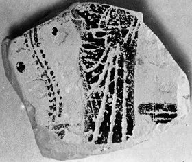 PLATE, FRAGMENT (ATHENIAN, BLACK-FIGURE)