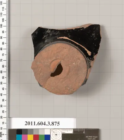 Terracotta fragment of a lekythos (oil flask)