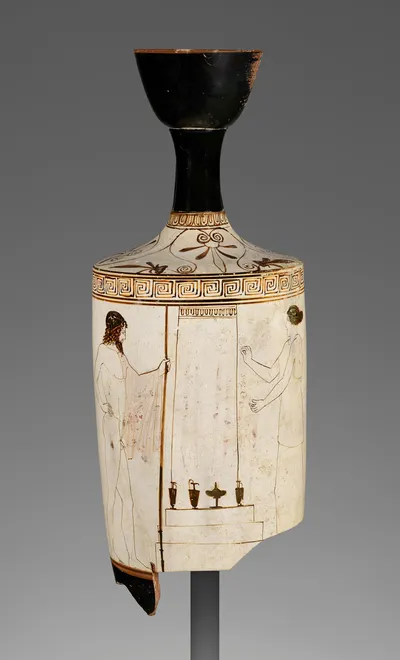 Attic White-Ground Lekythos