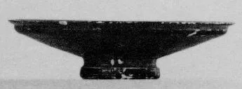 PLATE (SOUTH ITALIAN, APULIAN, BLACK GLAZE)
