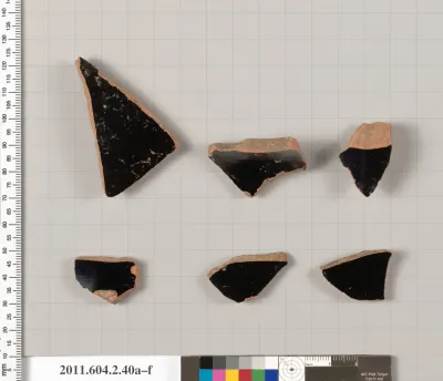 Terracotta fragments of psykters (vases for cooling wine)