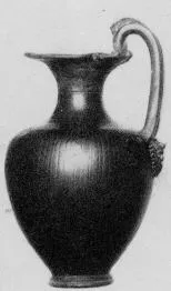 OINOCHOE (SOUTH ITALIAN, GNATHIAN, BLACK GLAZE)