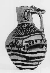 HYDRIA (ATHENIAN GEOMETRIC, SILHOUETTE)