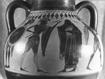 AMPHORA, BELLY, TYPE B (ATHENIAN, BLACK-FIGURE)