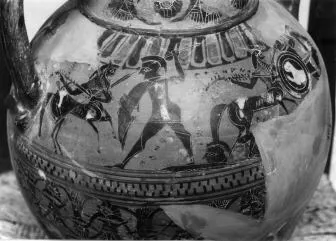 AMPHORA, NECK (ATHENIAN, BLACK-FIGURE)