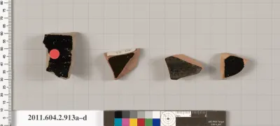 Terracotta fragments of bell-kraters (bowls for mixing wine and water)?