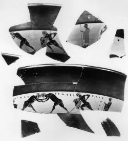 CUP, LITTLE MASTER BAND, FRAGMENTS (ATHENIAN, BLACK-FIGURE)
