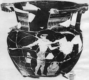 KRATER, COLUMN (ATHENIAN, RED-FIGURE)