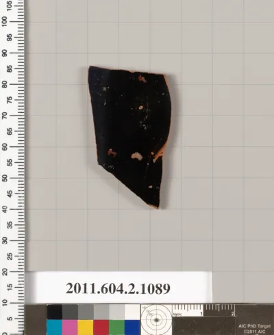 Terracotta fragment of a lekythos (oil flask)?