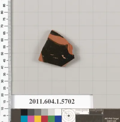 Terracotta fragment of a kylix (drinking cup)