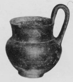 JUG (ETRUSCAN, BUCCHERO)