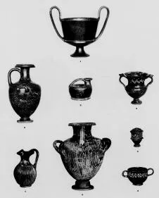Vase (ATHENIAN, BLACK GLAZE)