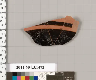 Terracotta fragment of a skyphos (deep drinking cup)