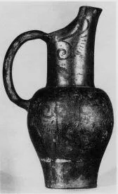 OINOCHOE (ETRUSCAN, BLACK GLAZE)