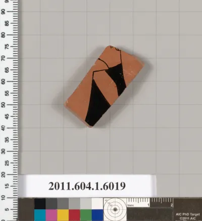 Terracotta fragment of a kylix (drinking cup)