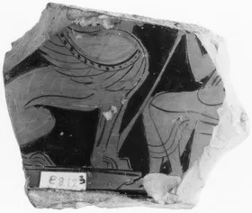 KRATER, VOLUTE, FRAGMENT (ATHENIAN, RED-FIGURE)