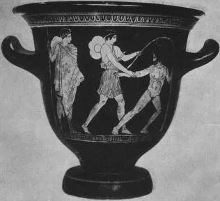 KRATER, BELL (ATHENIAN, RED-FIGURE)