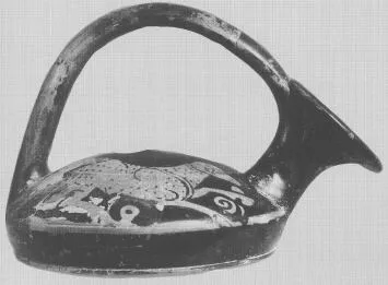 ASKOS, FRAGMENT (ATHENIAN, RED-FIGURE)