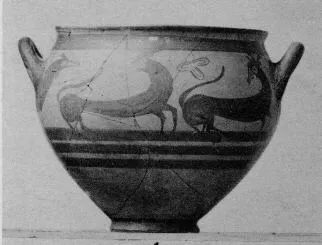 KRATER (MYCENEAN, SILHOUETTE)