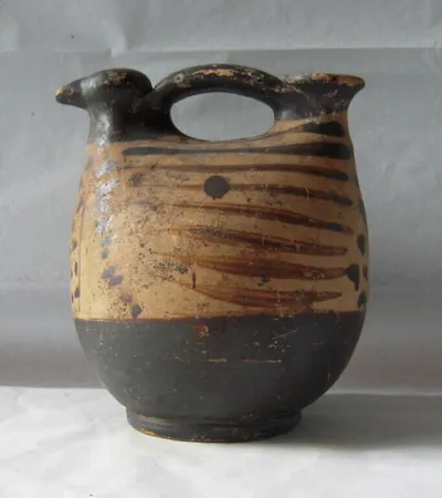 vase plastique ; askos