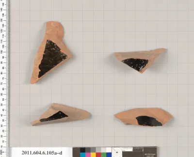 Terracotta fragments of closed shapes