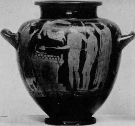 STAMNOS, FRAGMENTS (ATHENIAN, RED-FIGURE)