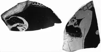 STAMNOS, FRAGMENTS (ATHENIAN, RED-FIGURE)