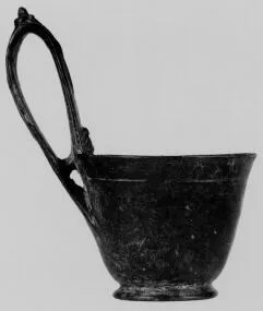 KYATHOS (ETRUSCAN, BUCCHERO)