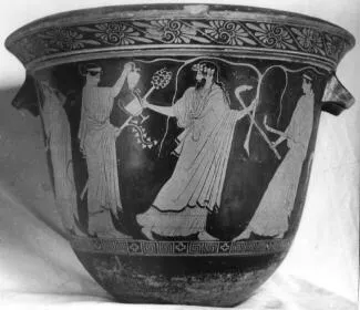 KRATER, BELL (ATHENIAN, RED-FIGURE)