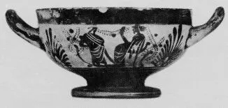 CUP SKYPHOS (ATHENIAN, BLACK-FIGURE)
