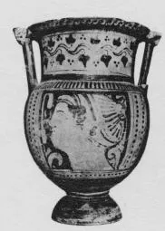 KRATER, COLUMN (SOUTH ITALIAN, APULIAN, RED-FIGURE)