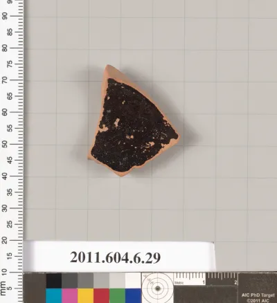 Terracotta fragment of a bowl?