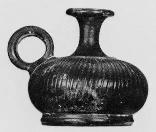 LEKYTHOS, SQUAT (SOUTH ITALIAN, CAMPANIAN, BLACK GLAZE)