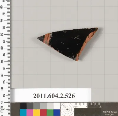 Terracotta fragment of a column-krater (bowl for mixing wine and water)