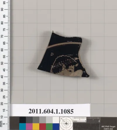 Terracotta fragment of a kylix (drinking cup)