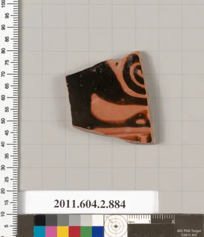 Terracotta fragment of a bell-krater (bowl for mixing wine and water)