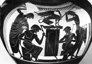 HYDRIA (ATHENIAN, BLACK-FIGURE)