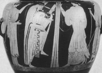 STAMNOS (ATHENIAN, RED-FIGURE)