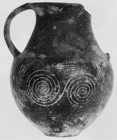 AMPHORA, BELLY (ETRUSCAN, BUCCHERO)