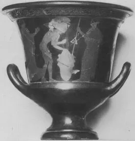 KRATER, CALYX (ATHENIAN, RED-FIGURE)