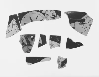Attic Red-Figure Kylix Fragment