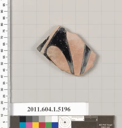 Terracotta fragment of a kylix (drinking cup)