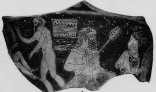 KRATER, FRAGMENT (FALISCAN, RED-FIGURE)
