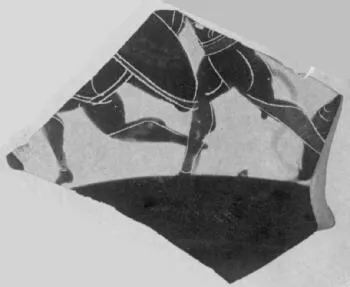 CUP, LITTLE MASTER BAND, FRAGMENT (ATHENIAN, BLACK-FIGURE)